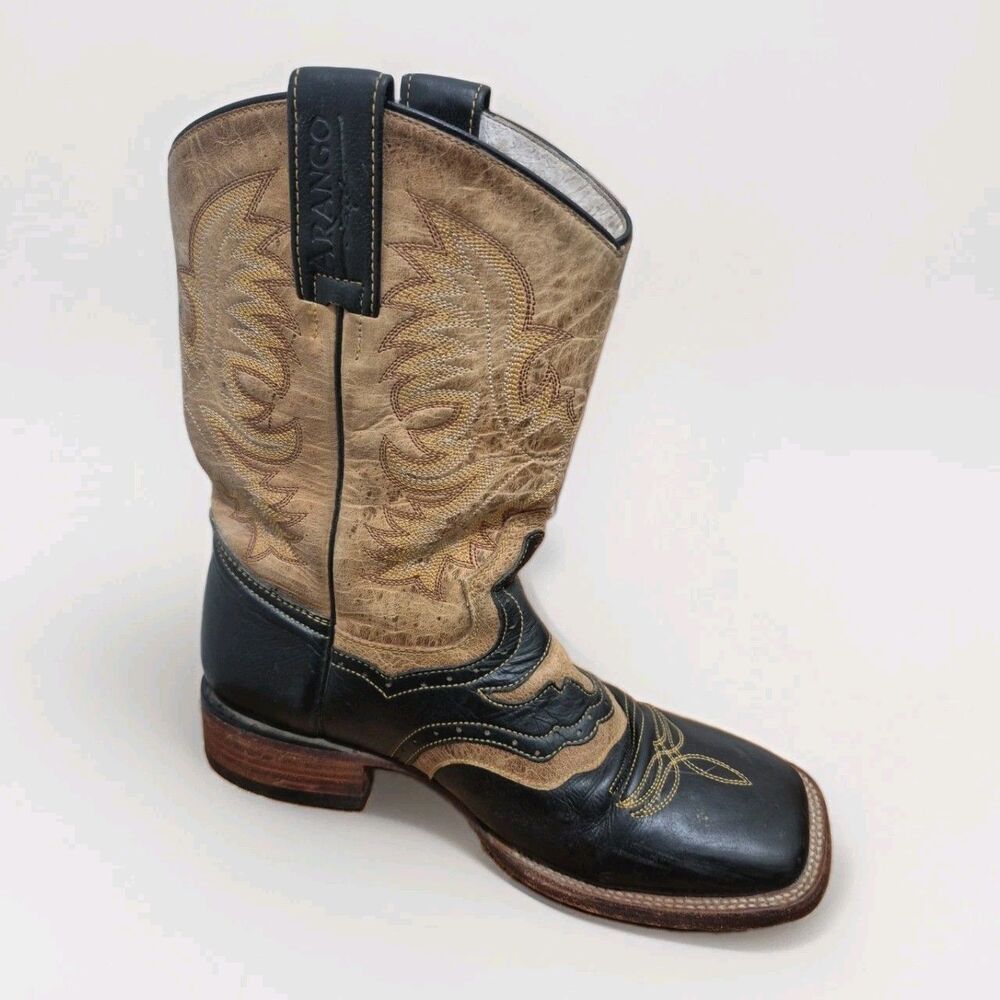 Arango Bull Renegado 4200 Boots Black/Brown Men's Size US 7EE Mex 26